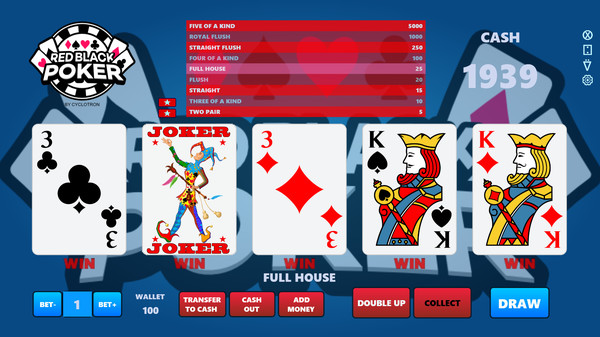 Скриншот из Red Black Poker