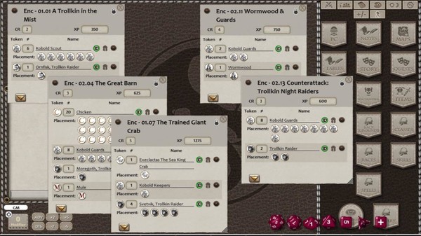 Скриншот из Fantasy Grounds - The Raven's Call (5E)