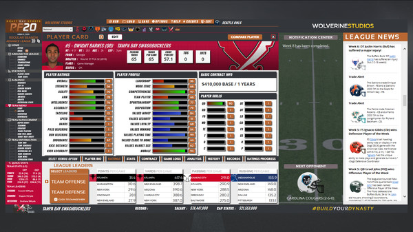 Draft Day Sports: Pro Football 2020for windows and Linux 1
