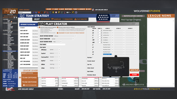 Скриншот из Draft Day Sports: Pro Football 2020