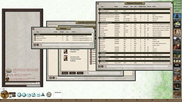 Скриншот из Fantasy Grounds - Deadlands Reloaded: Hell on Earth Companion (Savage Worlds)