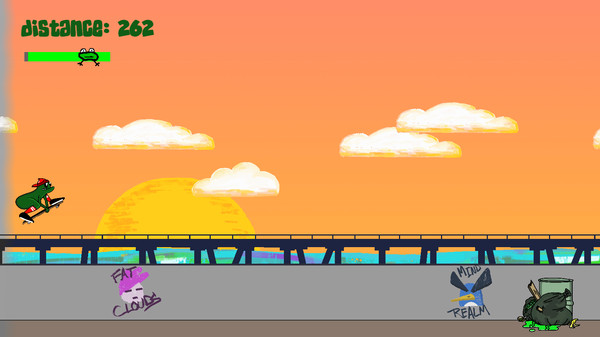 Skater Frog game for windows Pc 1