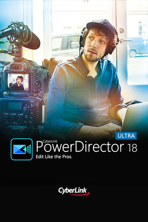 CyberLink PowerDirector 18 Ultra - Video editing, Video editor, making videos poster image on Steam Backlog