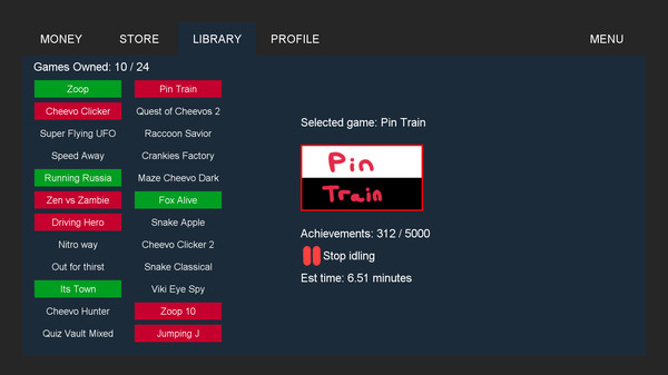 Achievement Simulator game for Linux 1