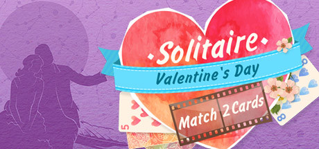 Solitaire Match 2 Cards. Valentine's Day cover art