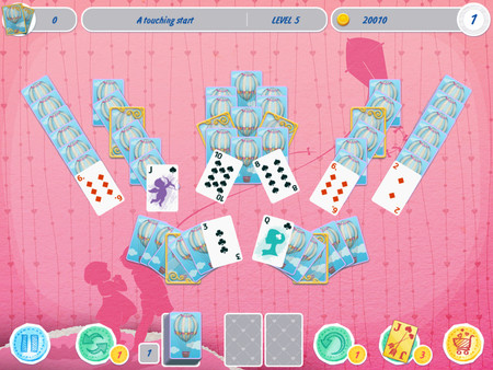 Solitaire Match 2 Cards. Valentine's Day for linux