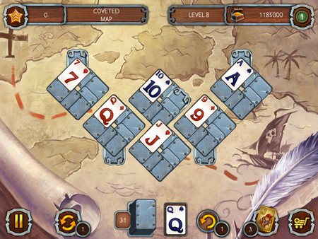 Solitaire Legend of the Piratesfor windows and Linux 1