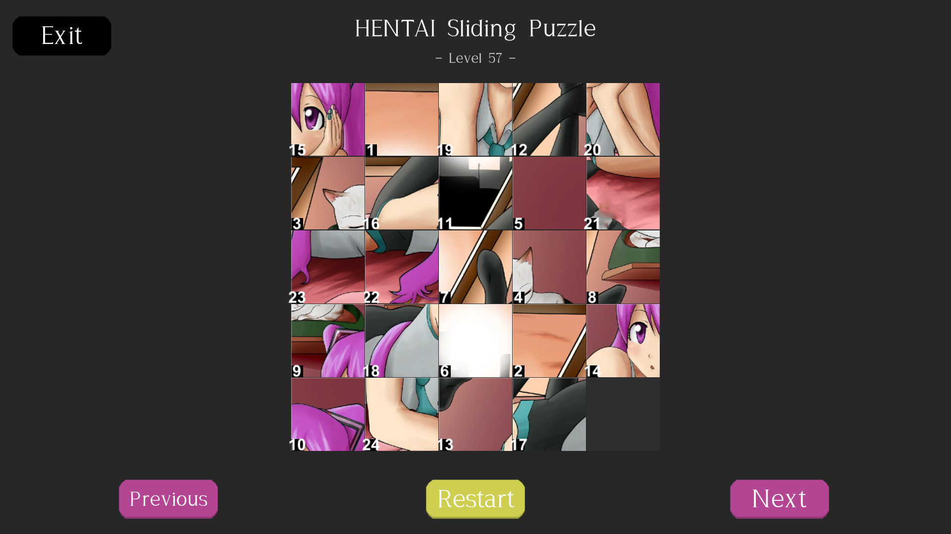 HENTAI Sliding Puzzle.