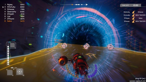 Light Trail Rush game for Linux 1