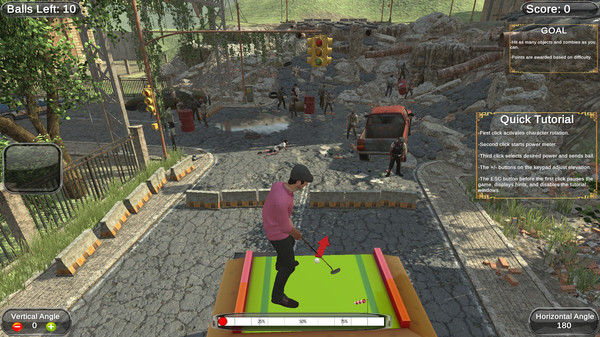 Zombie Golf game for windows Pc 1