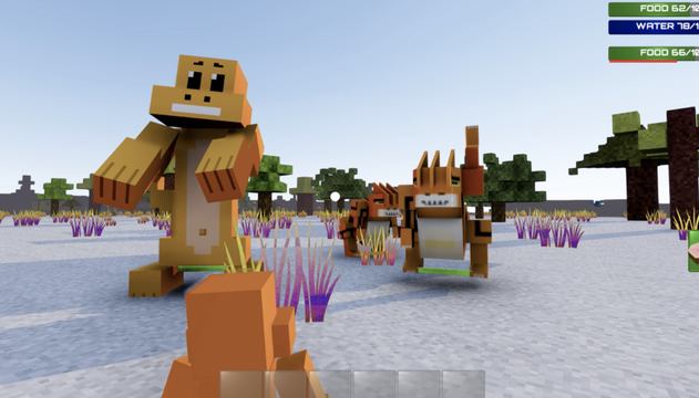 Pixel Monsters Survival Logo