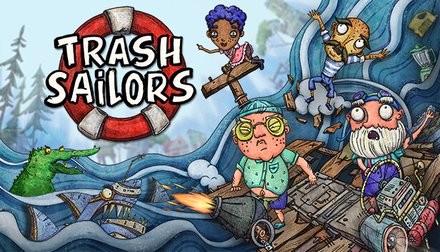 Trash Sailors: Co-Op Trash Raft Simulator