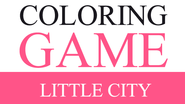 Coloring Game: Little City Logo