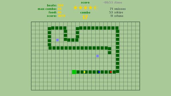 RhythmSnake game for Linux 1