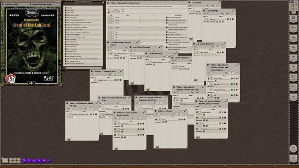 Скриншот из Fantasy Grounds - A24: Return to Crypt of the Sun Lord (5E)