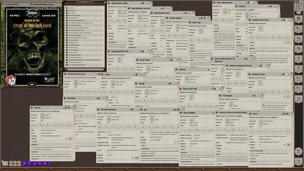 Скриншот из Fantasy Grounds - A24: Return to Crypt of the Sun Lord (5E)