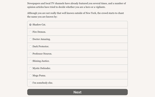 Скриншот из Hero or Villain: Genesis