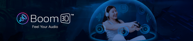 Boom 3D Mac: Volume Booster, Equalizer and 3D surround sound in games Logo