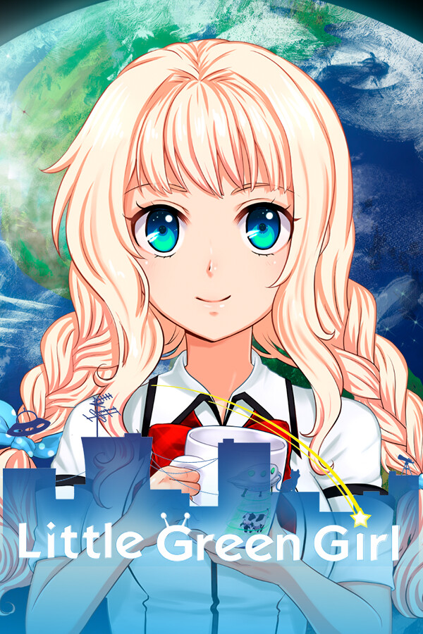 Steam portrait for Little Green Girl.