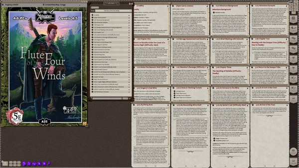 Скриншот из Fantasy Grounds - A25: Flute of the Four Winds (5E)