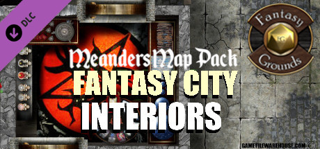 Fantasy Grounds - Meander Map Pack: Interior City (Map Pack) cover art