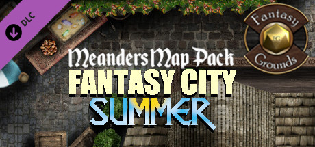Fantasy Grounds - Meanders Map Pack Summer City (Map Pack)