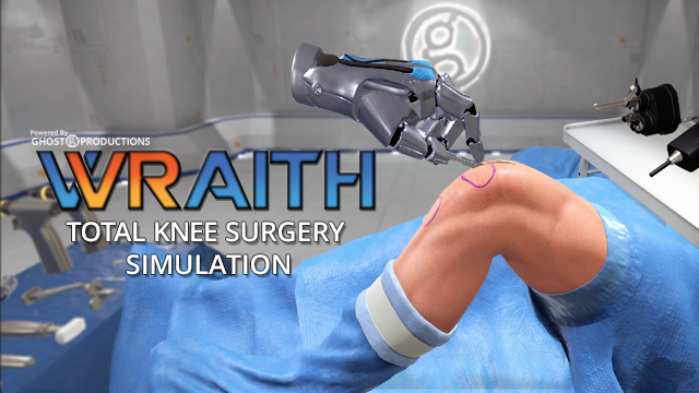 Ghost Productions: Wraith VR Total Knee Replacement Surgery Simulation Logo