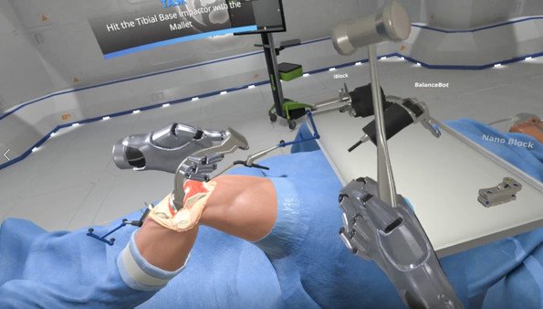 Ghost Productions: Wraith VR Total Knee Replacement Surgery Simulationfor windows and Linux 1