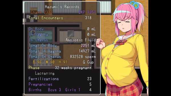 Hazumi and the Pregnation game for windows Pc 1