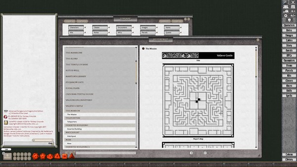 Скриншот из Fantasy Grounds - D&D Classics: FRC1 Ruins of Adventure (1E)