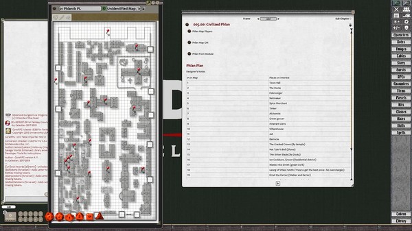 Скриншот из Fantasy Grounds - D&D Classics: FRC1 Ruins of Adventure (1E)