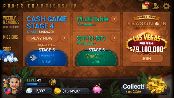 Poker Championship game for Linux 1