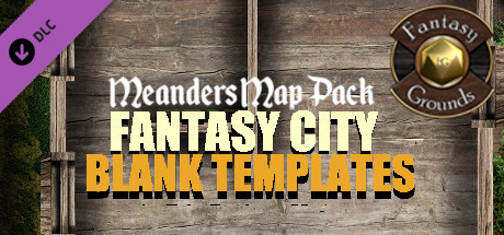 Fantasy Grounds - Meander Map Pack Fantasy City Blank Templates (Map Pack)