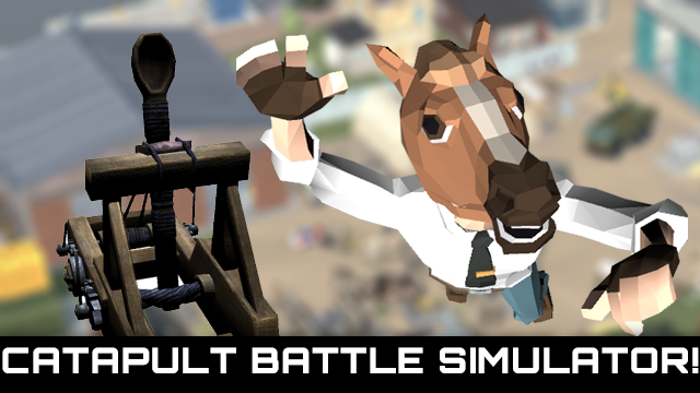 CATAPULT BATTLE SIMULATOR! Logo