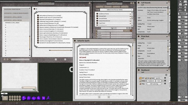 Скриншот из Fantasy Grounds - D&D Classics: Demihuman Deities (2E)