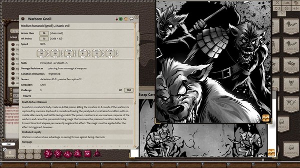 Скриншот из Fantasy Grounds - Fifth Edition Fantasy #4: War-Lock (5E)