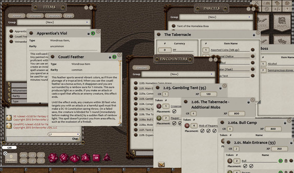 Скриншот из Fantasy Grounds - Tabernacle of the Forsaken (5E)