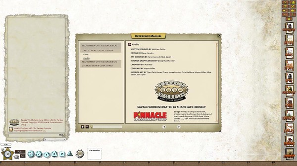 Скриншот из Fantasy Grounds - Protomen of the Black Bog Post-Apocalyptic Savage Tale (SWADE)