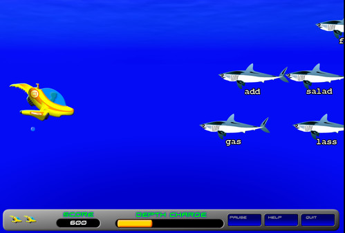 Скриншот из Typing with Sharks Скриншот из Typing with Sharks