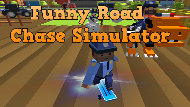 Funny Road Chase Simulator Logo