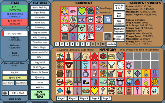 NGU IDLE game for Linux 1