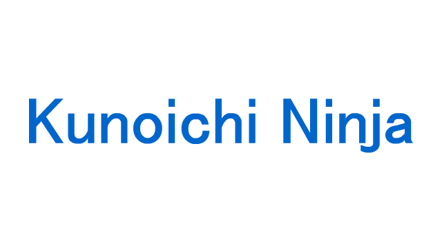 Kunoichi Ninja Logo