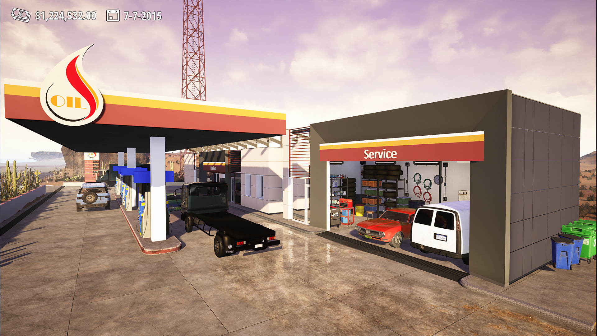 steam gas station simulator