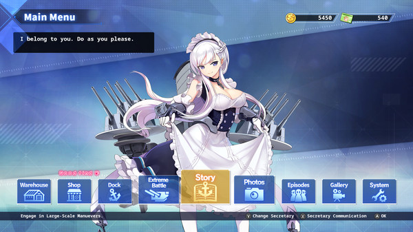 Скриншот из Azur Lane: Crosswave Скриншот из Azur Lane: Crosswave