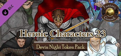 Fantasy Grounds - Devin Night Token Pack 112: Heroic Characters 23 (Token Pack)