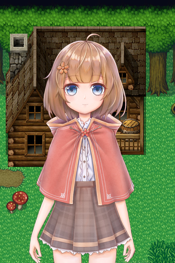 Steam portrait for Little Red Riding Hood.
