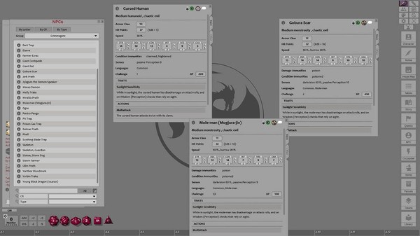 Скриншот из Fantasy Grounds - Grimmsgate (5E)