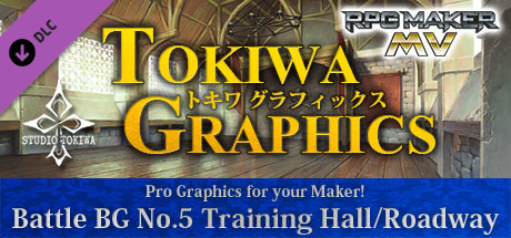 RPG Maker MV - TOKIWA GRAPHICS Battle BG No.5 Training Hall/Roadway cover art