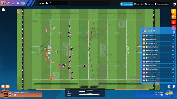 Скриншот из Rugby League Team Manager 3