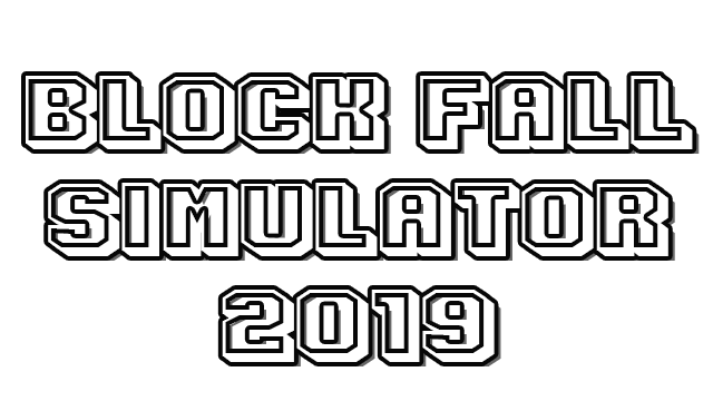 Block Fall Simulator 2019 Logo